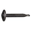 Midwest Fastener Self-Drilling Screw, #8 x 1-1/4 in, Black Steel Pan Head Phillips Drive, 15 PK 67006